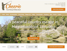 Tablet Screenshot of cheerio.co.za